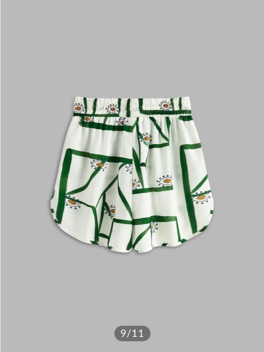 Commense Print Drawstring Shorts Set Size Small - Picture 8 of 9